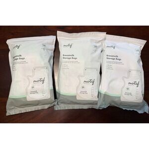 Motif Medical Breastmilk Storage Bags 8oz BPA-Free Leak-Proof 300 Count 3-Pack